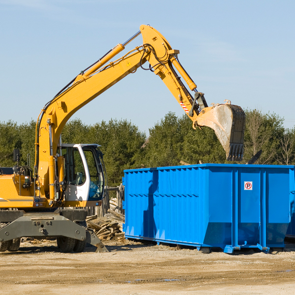 are there any restrictions on where a residential dumpster can be placed in Nelson New Hampshire